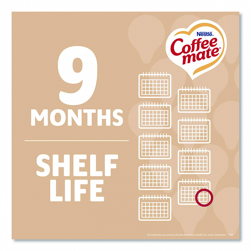 Liquid Coffee Creamer, Original, 0.38 oz Mini Cups, 50/Box (35110BX)