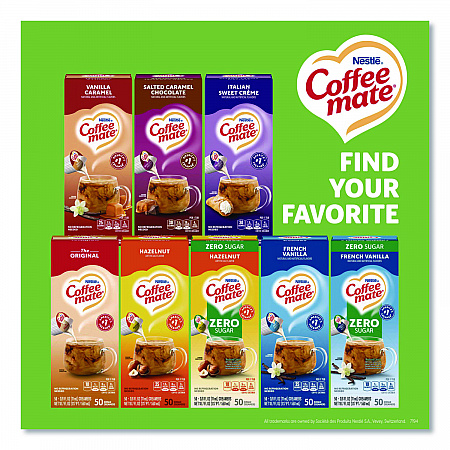 Liquid Coffee Creamer, Irish Cream, 0.38 oz Mini Cups, 50/Box, 4 Boxes/Carton (35112CT)