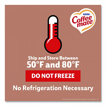 Liquid Coffee Creamer, Cafe Mocha, 0.38 oz Mini Cups, 50/Box, 4 Boxes/Carton (35115CT)