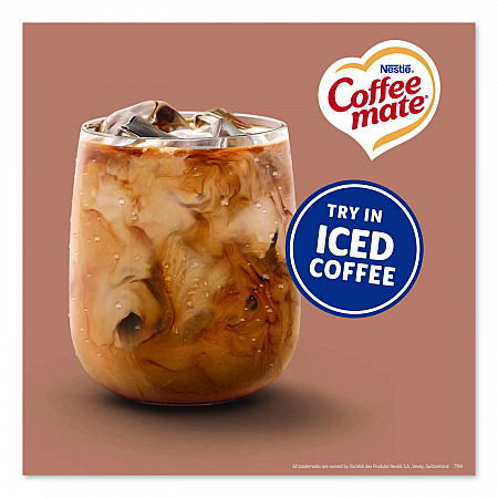 Liquid Coffee Creamer, Cafe Mocha, 0.38 oz Mini Cups, 50/Box (35115)
