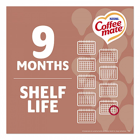 Liquid Coffee Creamer, Cafe Mocha, 0.38 oz Mini Cups, 50/Box (35115)