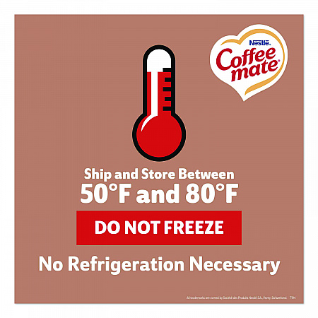 Liquid Coffee Creamer, Cafe Mocha, 0.38 oz Mini Cups, 50/Box (35115)