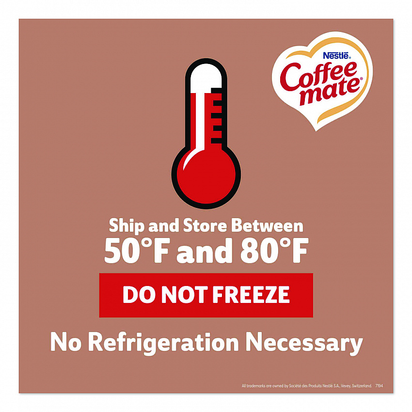 Liquid Coffee Creamer, Cafe Mocha, 0.38 oz Mini Cups, 50/Box (35115)
