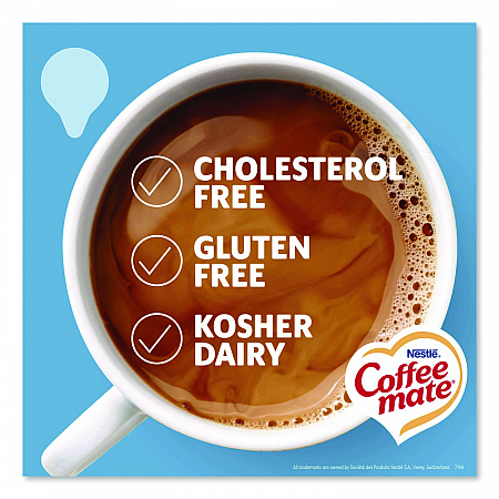 Liquid Coffee Creamer, French Vanilla, 0.38 oz Mini Cups, 50/Box (35170BX)