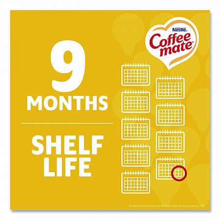 Liquid Coffee Creamer, Hazelnut, 0.38 oz Mini Cups, 50/Box, 4 Boxes/Carton (35180CT)