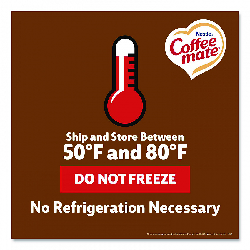 Liquid Coffee Creamer, Snickers, 0.38 oz Mini Cups, 50/Box (61425BX)