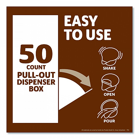 Liquid Coffee Creamer, Snickers, 0.38 oz Mini Cups, 200/Carton (61425CT)
