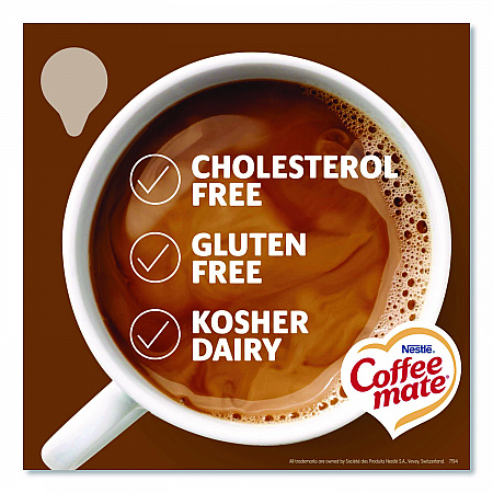 Liquid Coffee Creamer, Snickers, 0.38 oz Mini Cups, 200/Carton (61425CT)