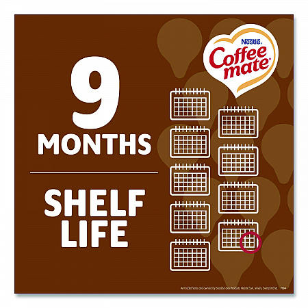 Liquid Coffee Creamer, Snickers, 0.38 oz Mini Cups, 200/Carton (61425CT)