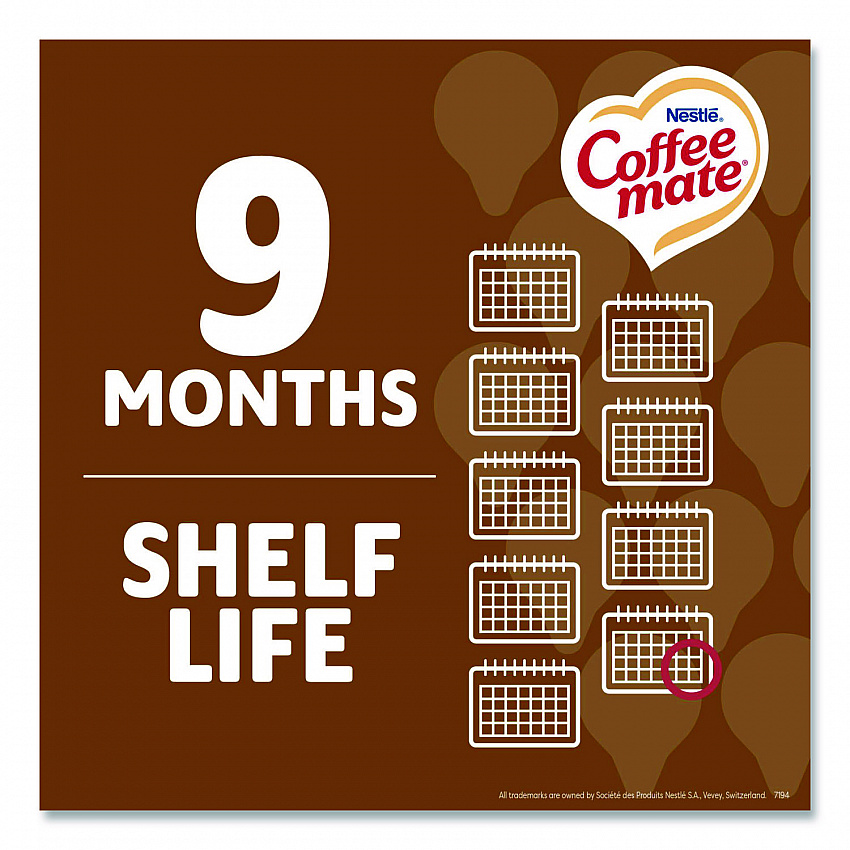 Liquid Coffee Creamer, Snickers, 0.38 oz Mini Cups, 200/Carton (61425CT)