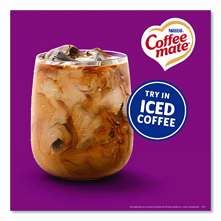 Liquid Coffee Creamer, Salted Caramel Chocolate, 0.38 oz Mini Cups, 50/Box, 4 Boxes/Carton (77197CT)