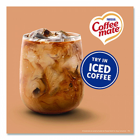 Liquid Coffee Creamer, Vanilla Caramel, 0.38 oz Mini Cups, 50/Box (79129)