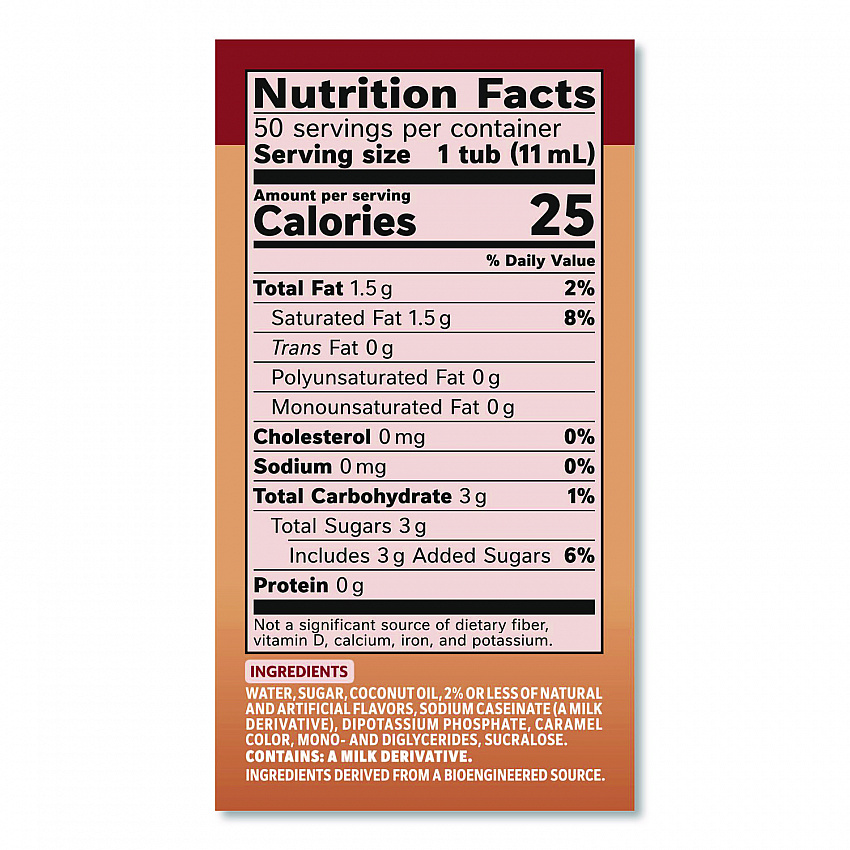 Liquid Coffee Creamer, Vanilla Caramel, 0.38 oz Mini Cups, 50/Box, 4 Boxes/Carton (79129CT)