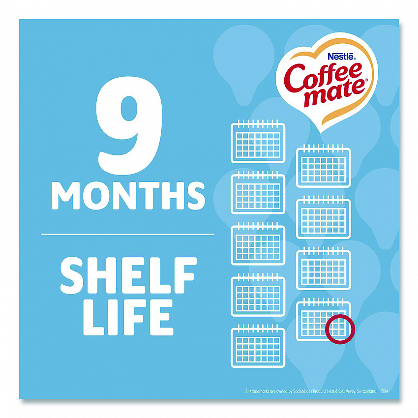 Liquid Coffee Creamer, Zero Sugar French Vanilla, 0.38 oz Mini Cups, 50/Box (91757)