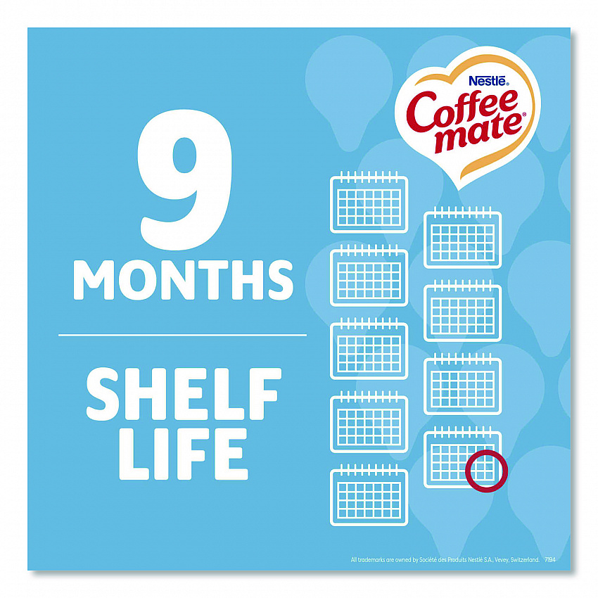 Liquid Coffee Creamer, Zero Sugar French Vanilla, 0.38 oz Mini Cups, 50/Box, 4 Boxes/Carton (91757CT)