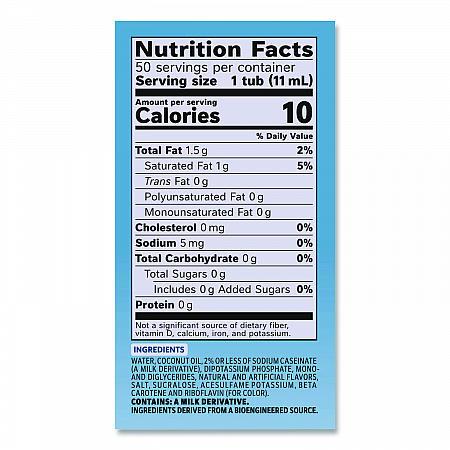 Liquid Coffee Creamer, Zero Sugar French Vanilla, 0.38 oz Mini Cups, 50/Box, 4 Boxes/Carton (91757CT)