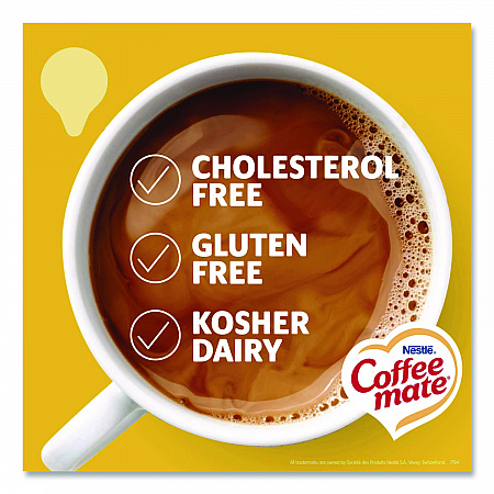 Liquid Coffee Creamer, Zero Sugar Hazelnut, 0.38 oz Mini Cups, 50/Box, 4 Boxes/Carton (98468CT)