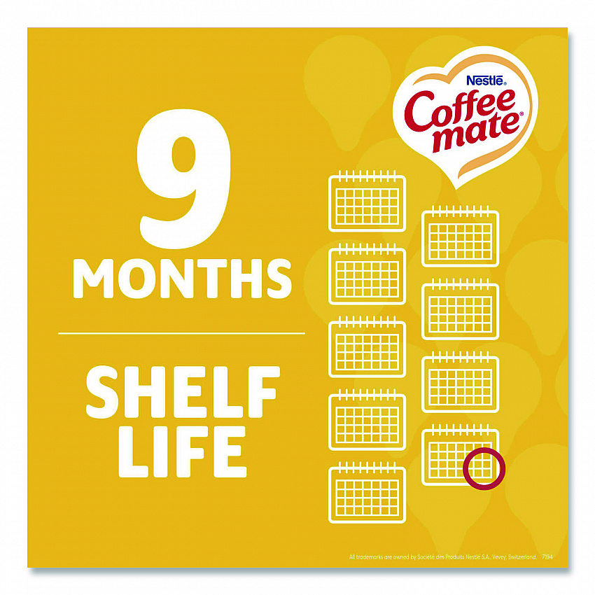 Liquid Coffee Creamer, Zero Sugar Hazelnut, 0.38 oz Mini Cups, 50/Box, 4 Boxes/Carton (98468CT)