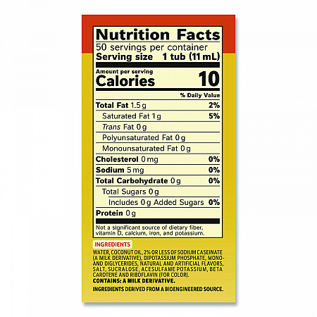 Liquid Coffee Creamer, Zero Sugar Hazelnut, 0.38 oz Mini Cups, 50/Box (98468BX)