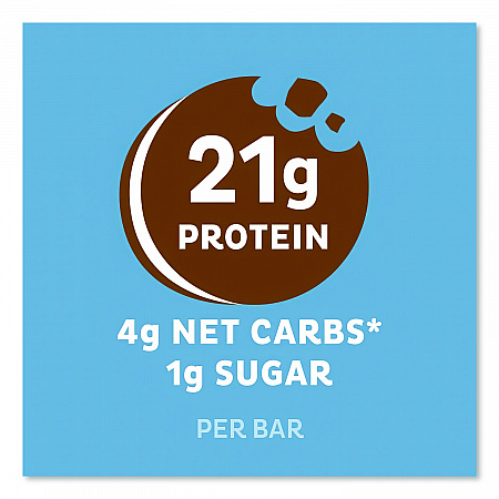 Protein Bars, Cookies and Cream, 2.12 oz Bar, 12 Bars/Box (00018)