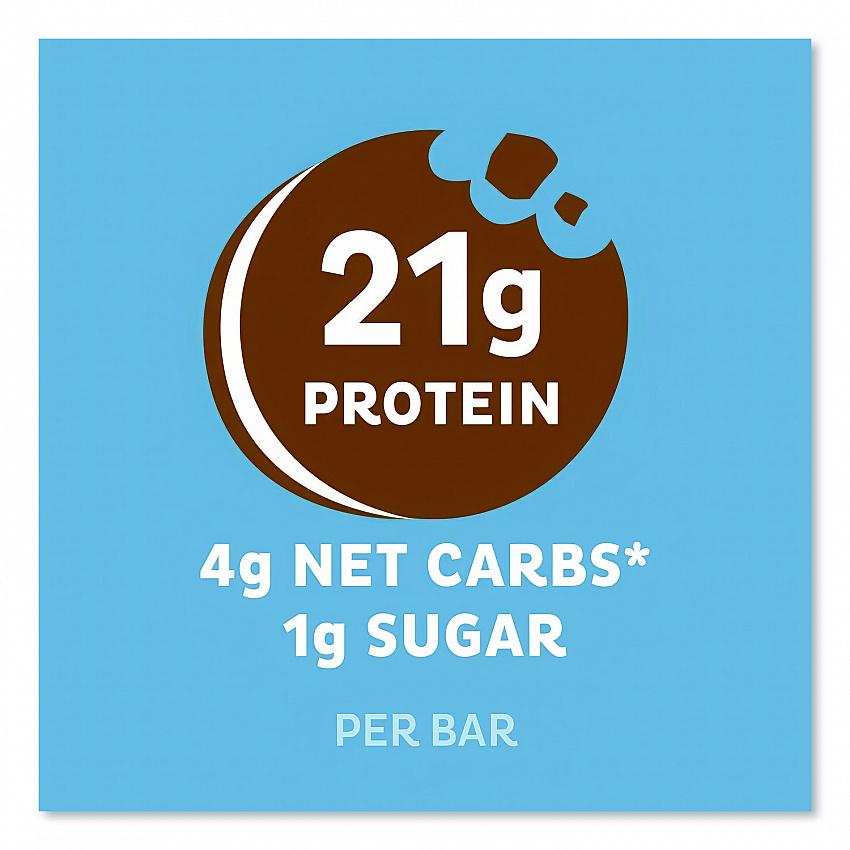 Protein Bars, Cookies and Cream, 2.12 oz Bar, 12 Bars/Box (00018)
