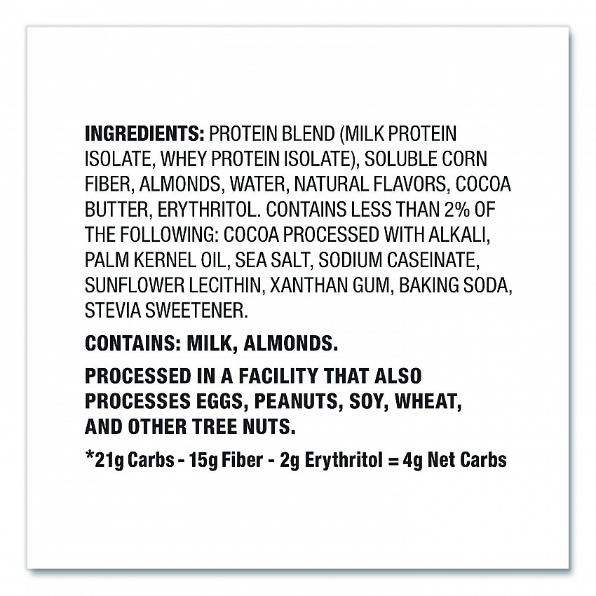 Protein Bars, Cookies and Cream, 2.12 oz Bar, 12 Bars/Box (00018)