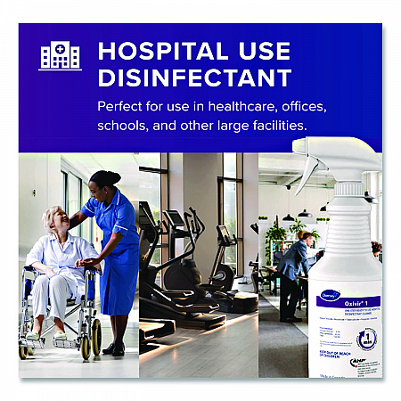 Oxivir TB Disinfectant Wipes Refill, 11 x 12, Unscented, White, 160 Wipes/Refill Pouch, 4 Refill Pouches/Carton (100823906)