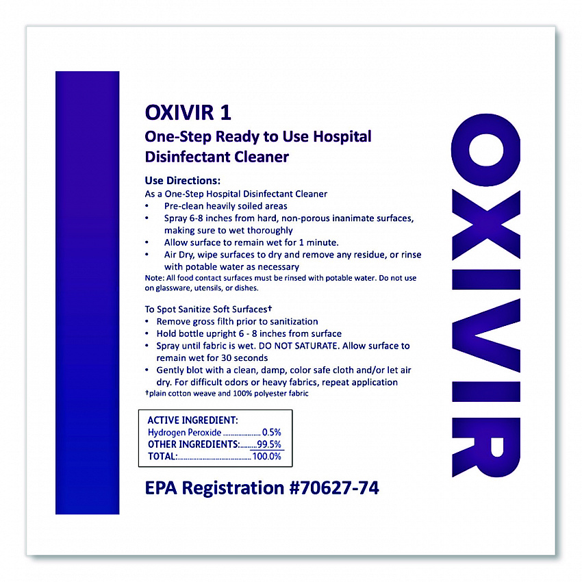 Oxivir TB, Natural Cherry Almond Scent, 3.78 L Container, 4/Carton (100898636)