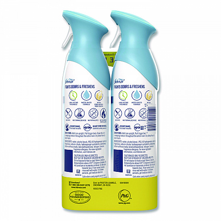 AIR, Linen and Sky, 8.8 oz Aerosol Spray, 2/Pack (17340PK)