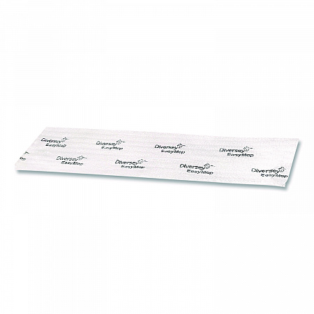 EasyMop Microfiber Dust Mop Pads, 16 x 5.3, White, 50/Pack (D1232214)