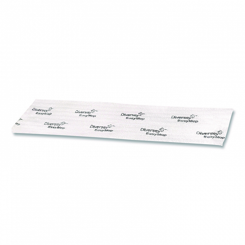 EasyMop Microfiber Dust Mop Pads, 16 x 5.3, White, 50/Pack (D1232214)