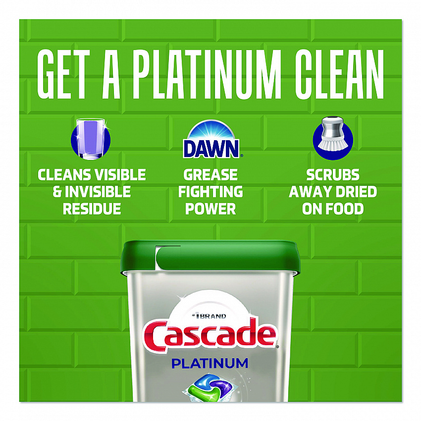 Platinum ActionPacs, Fresh Scent, 14 oz Pack, 26 Pods/Pack, 4 Packs/Carton (15536)