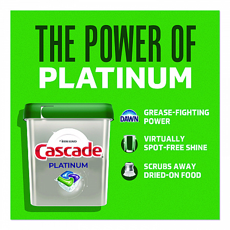 Platinum ActionPacs, Fresh Scent, 14 oz Pack, 26 Pods/Pack, 4 Packs/Carton (15536)