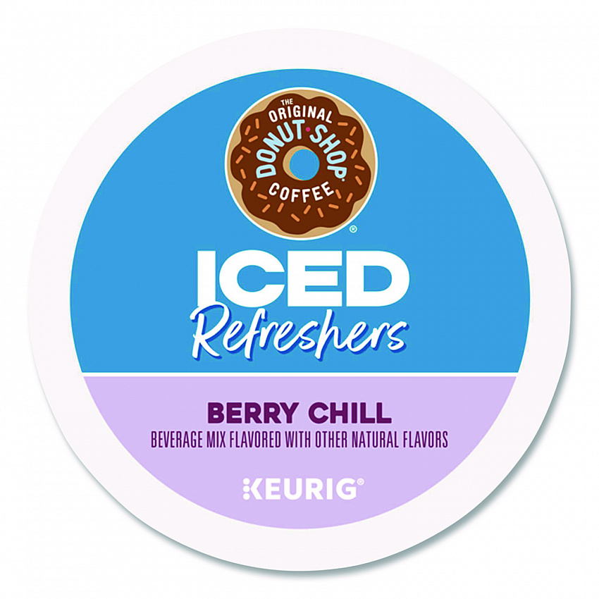 ICED Refreshers K-Cup Pods, Berry Chill, 20/Box (0631)