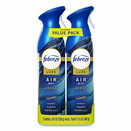 AIR, Ocean, 8.8 oz Aerosol Spray, 2/Pack, 3 Packs/Carton (17345)