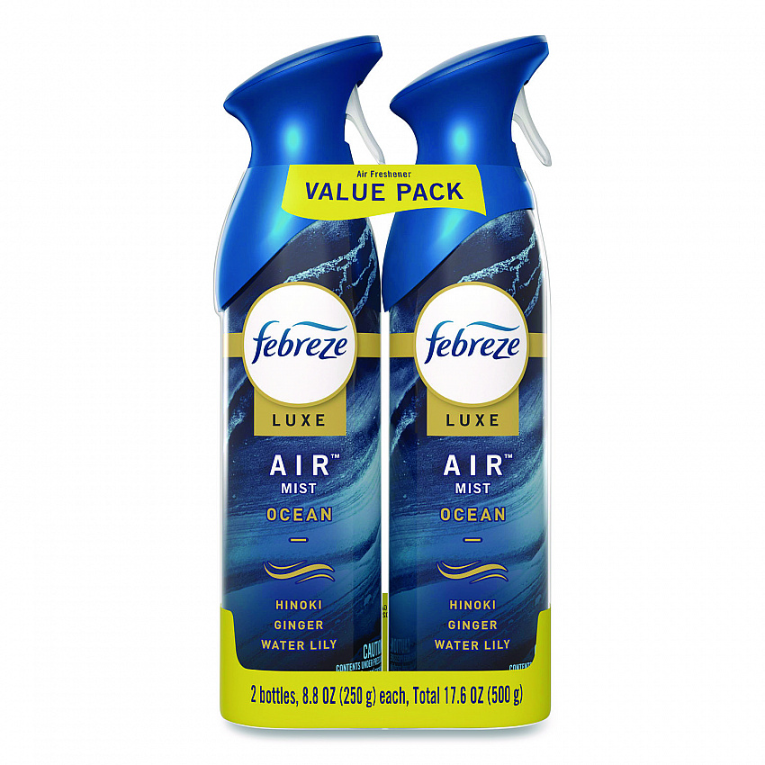 AIR, Ocean, 8.8 oz Aerosol Spray, 2/Pack, 3 Packs/Carton (17345)