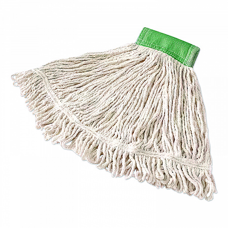 Super Stitch Blend Mop Head, Cotton/Synthetic, Medium, White (FGD25206WHEA)