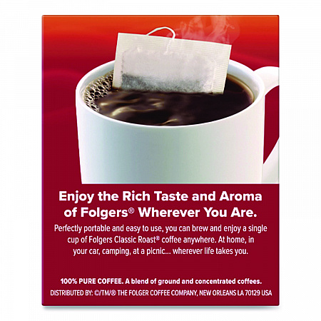 Coffee Singles, Classic Roast, 0.16 oz Single-Serve Bag, 19/Pack (PRO29764)