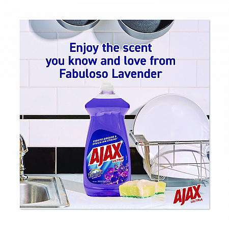 Dish Detergent, Fabuloso Lavender Scent, 28 oz Bottle, 9/Carton (61037540CT)