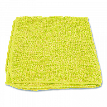 Microfiber Cleaning Cloths, 12 x 12, Yellow, 12/Pack (12YELCLOTH)