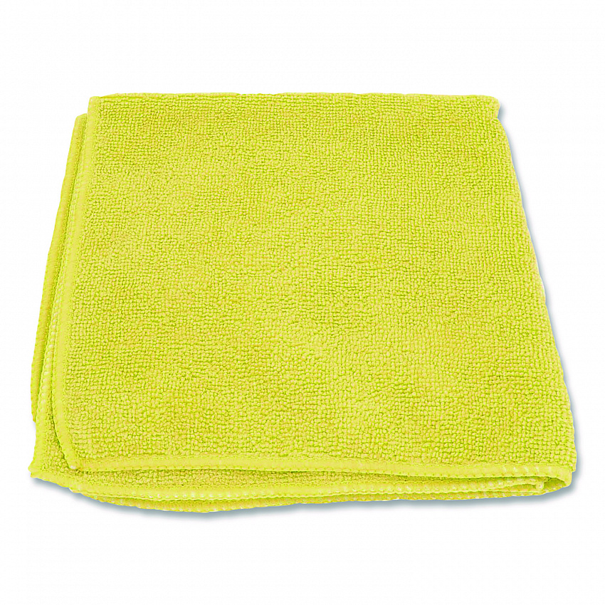 Microfiber Cleaning Cloths, 12 x 12, Yellow, 12/Pack (12YELCLOTH)