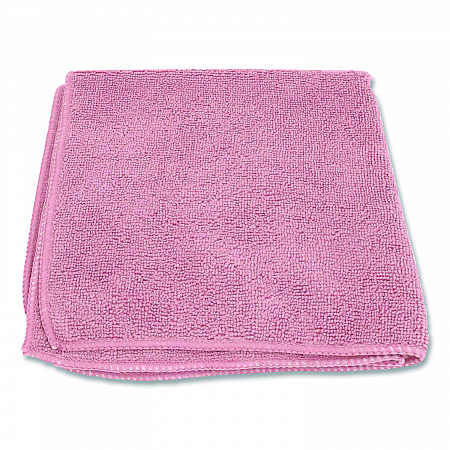 Microfiber Cloths, 12 x 12, Pink, 12/Pack (12PINCLOTH)