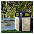Landmark Series Aggregate Panel, For 35 gal Classic Container, 15.7 x 27.9 x 0.38, Stone, River Rock, 4/Carton (4003RIV)