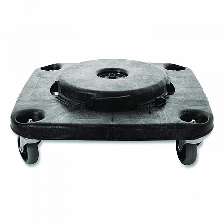 Brute Container Square Dolly, 300 lb Capacity, 17.25 x 6.25, Black (3530)