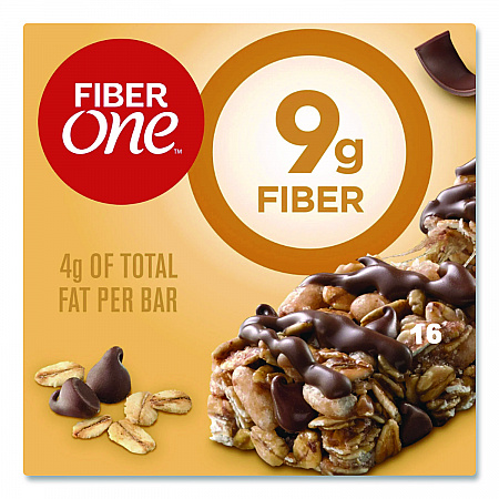 Chewy Bars, Oats and Chocolate, 1.4 oz Bar, 16/Box (14562)