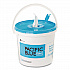 Pacific Blue Select Surface System Bucket, 7.8 x 7.8 x 7, White/Blue, 6/Carton (54006)