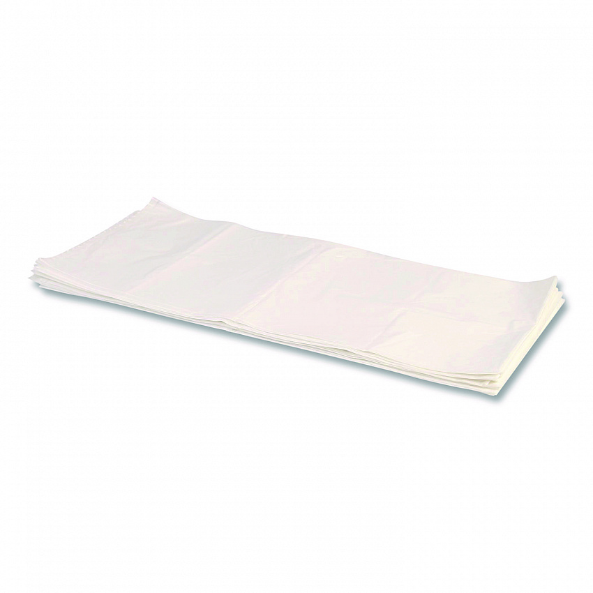 High-Density Waste Can Liners, 33 gal, 22 mic, 33" x 40", Natural, Roll, 25 Bags/Roll, 10 Rolls/Carton (421061)