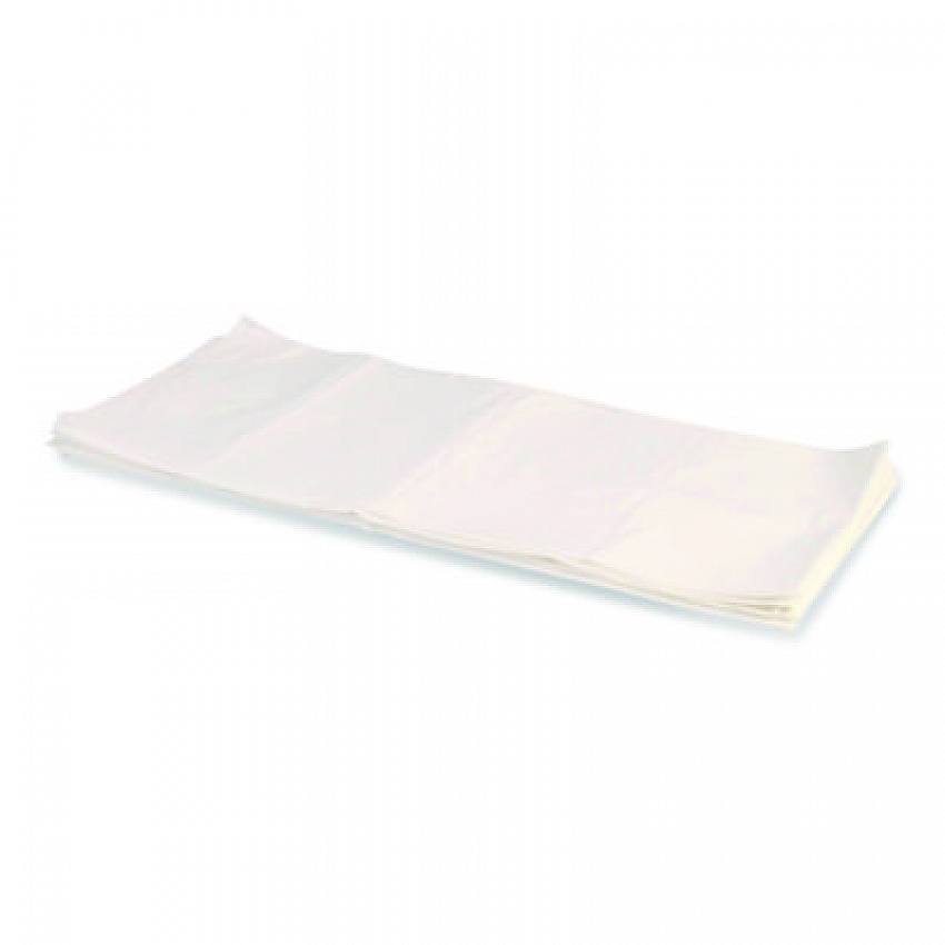 Low Density Can Liners, 30 gal, 0.5 mil, 30" x 36", Clear, Flat Pack, 250/Carton (659385)