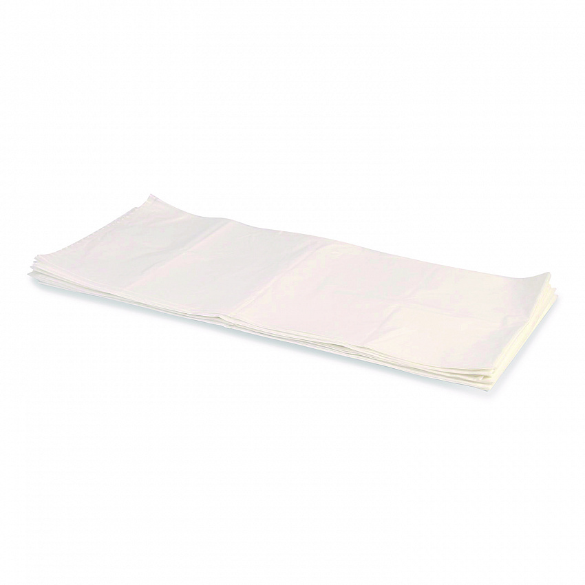 AccuFit Linear Low-Density Can Liners, 55 gal, 0.9 mil, 40" x 53", Clear, Roll, 100/Carton (757796)