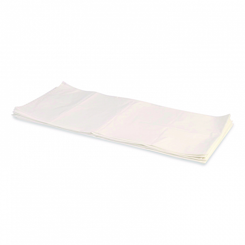 Low Density Can Liners, 56 gal, 1.5 mil, 43 x 47 Clear, Flat Pack, 100/Carton (H8647AC)